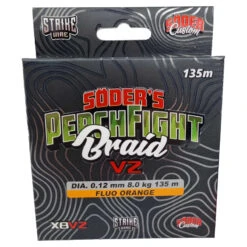 Strike Pro PerchFight Braid X8V2 Fluo Orange -Sportangelgeschäft 60 SPP010 01359r 2