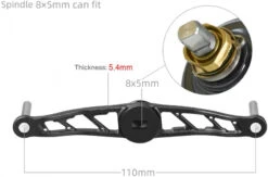 Gomexus Thicken Power Handle -Sportangelgeschäft BS110H27BKBK1r 4