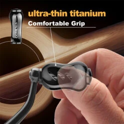 Gomexus Smoke Jedi Series 22mm Titanium Knob - Smoke -Sportangelgeschäft T22STSK 4